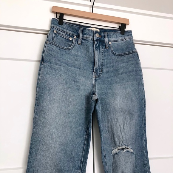 Madewell The Perfect Vintage Crop Jean in Rosabelle Wash Comfort Stretch Edition - Picture 7 of 16